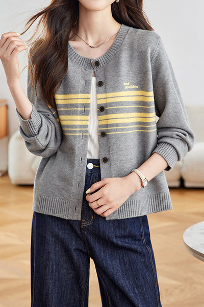 Cárdigan de punto casual para hombre – Estilo cómodo y moderno