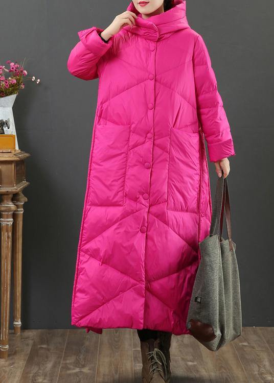 Abrigo de invierno cálido con botones