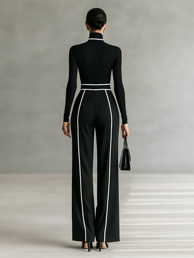 Conjunto elegante de dos piezas mujer