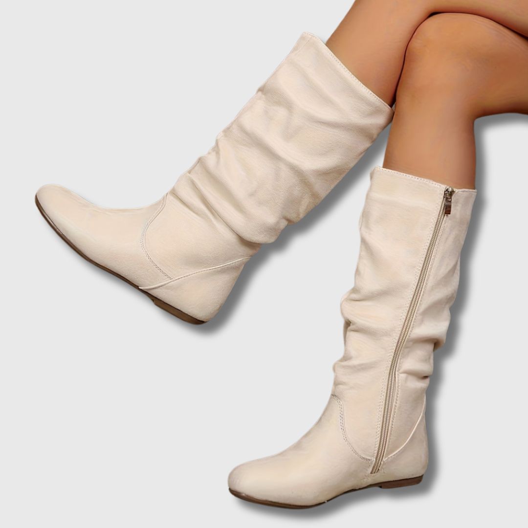 Botas elegantes hasta la pantorrilla para mujer - Confort y estilo chic