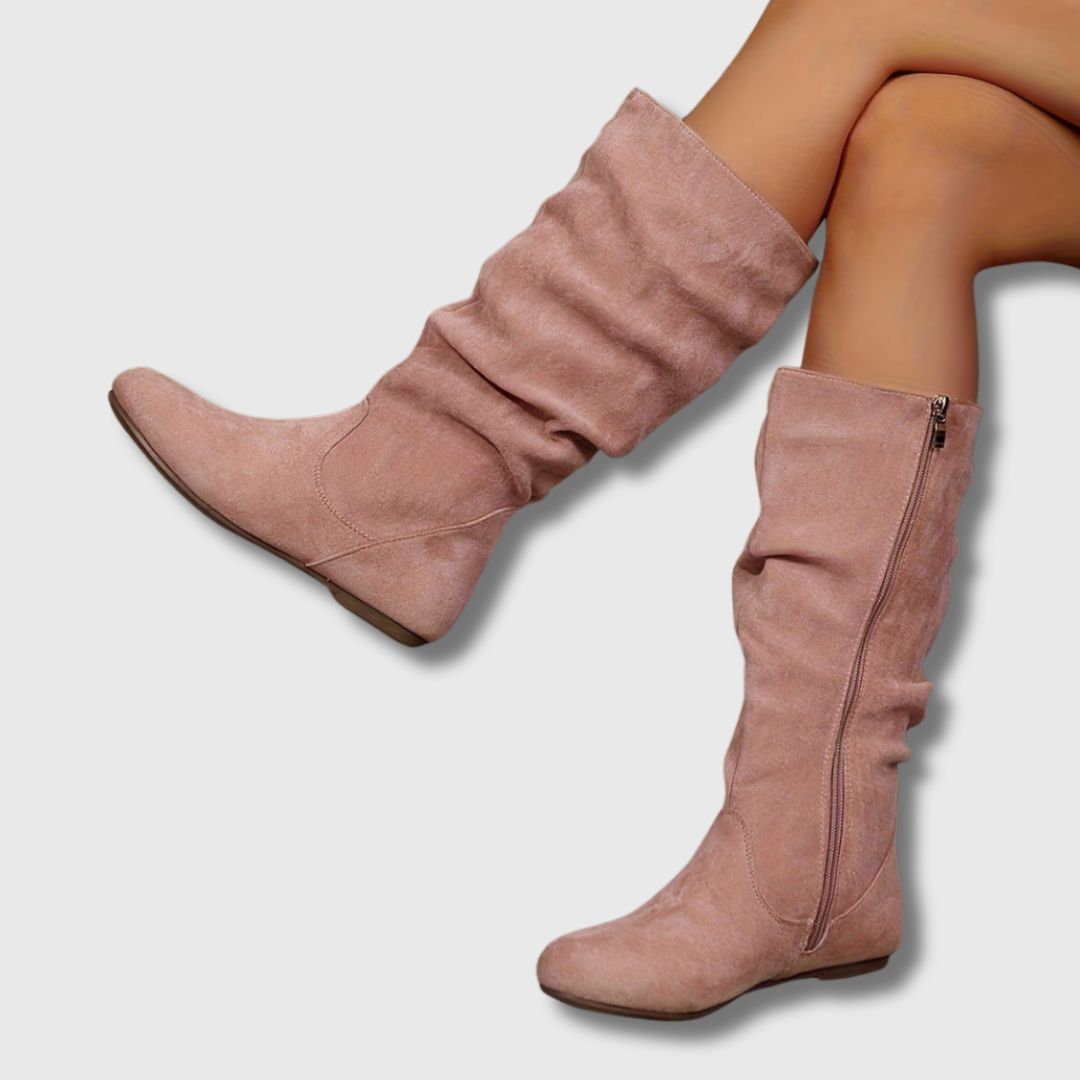 Botas elegantes hasta la pantorrilla para mujer - Confort y estilo chic