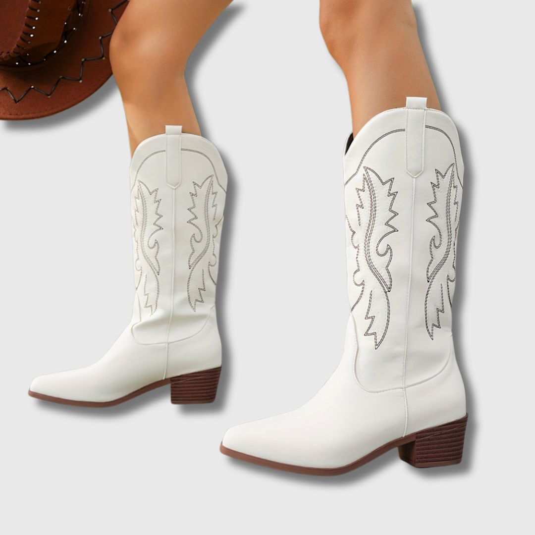 Botines Cowboy Mujer - Elegancia y Confort Chic