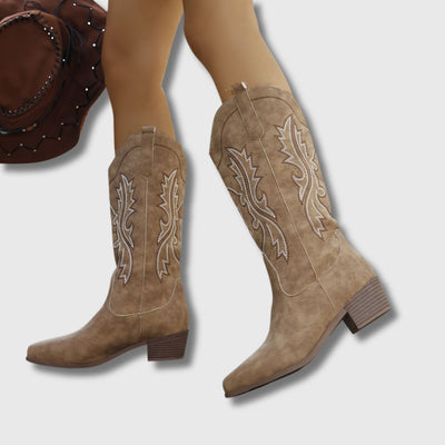 Botines Cowboy Mujer - Elegancia y Confort Chic
