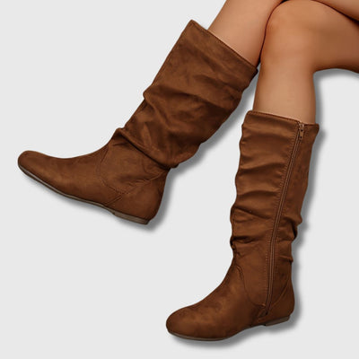 Botas elegantes hasta la pantorrilla para mujer - Confort y estilo chic