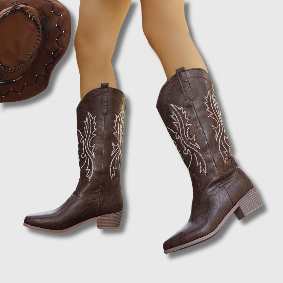 Botines Cowboy Mujer - Elegancia y Confort Chic