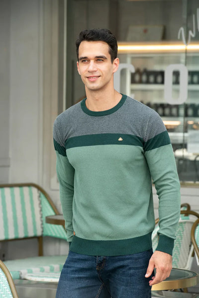 Suéter de algodón moderno y elegante