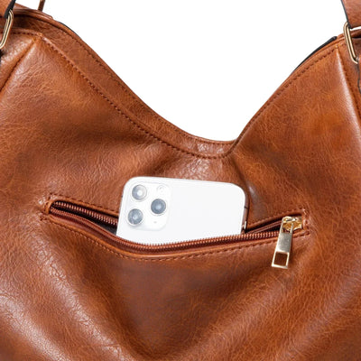 Bolso tote de cuero elegante