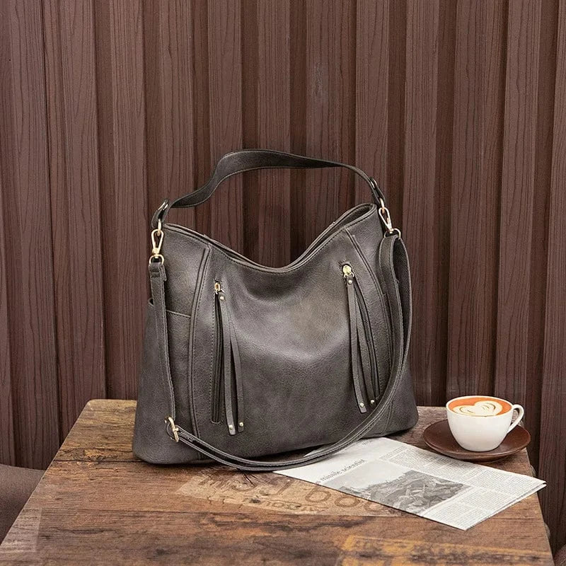 Bolso de cuero para el hombro con estilo