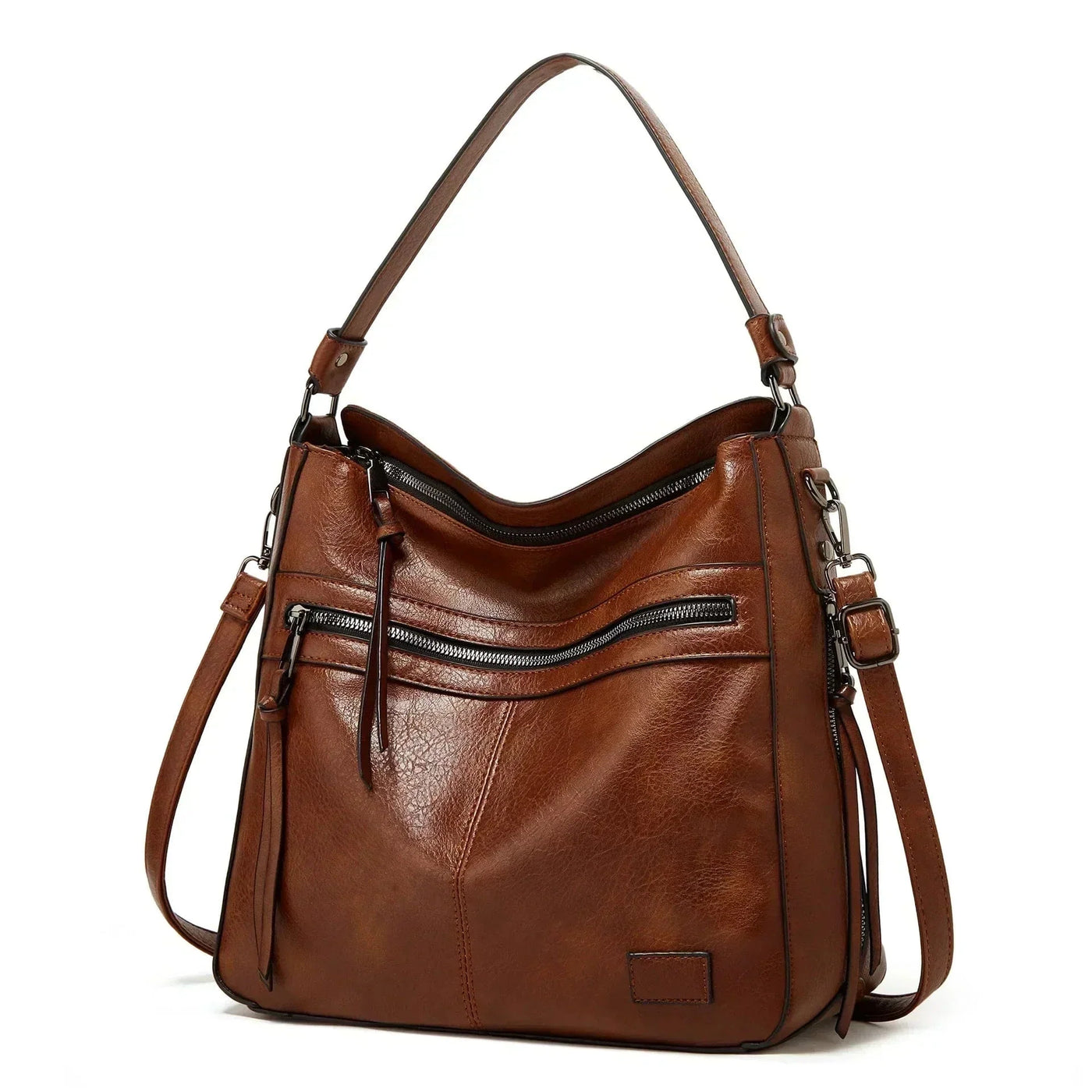 Bolso de cuero elegante y práctico