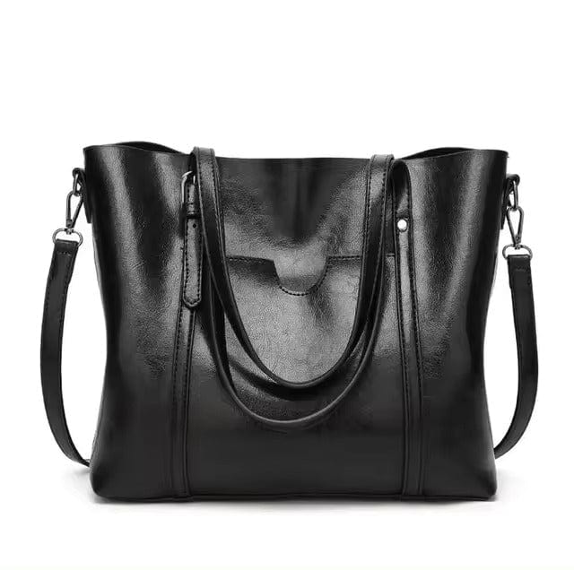 Bolso de hombro de cuero elegante