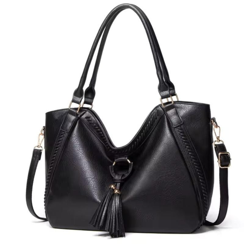 Bolso tote de cuero elegante