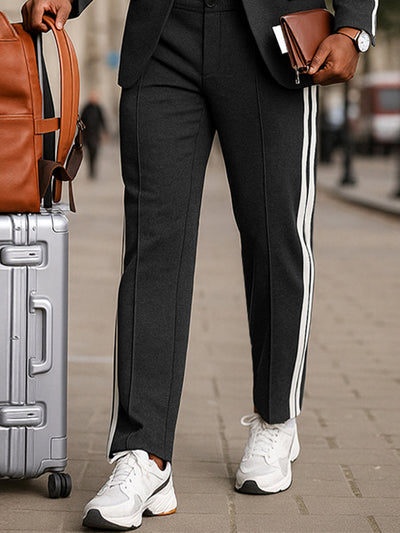 Conjunto Blazer Pantalón Moderno con Rayas – Estilo Chic y Cómodo