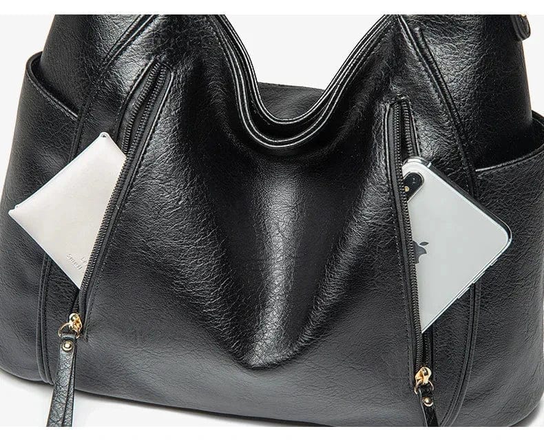 Bolso de cuero para el hombro con estilo