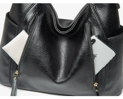 Bolso de cuero para el hombro con estilo