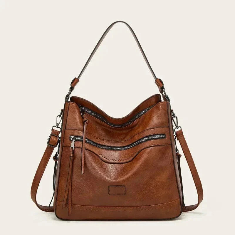 Bolso de cuero elegante y práctico