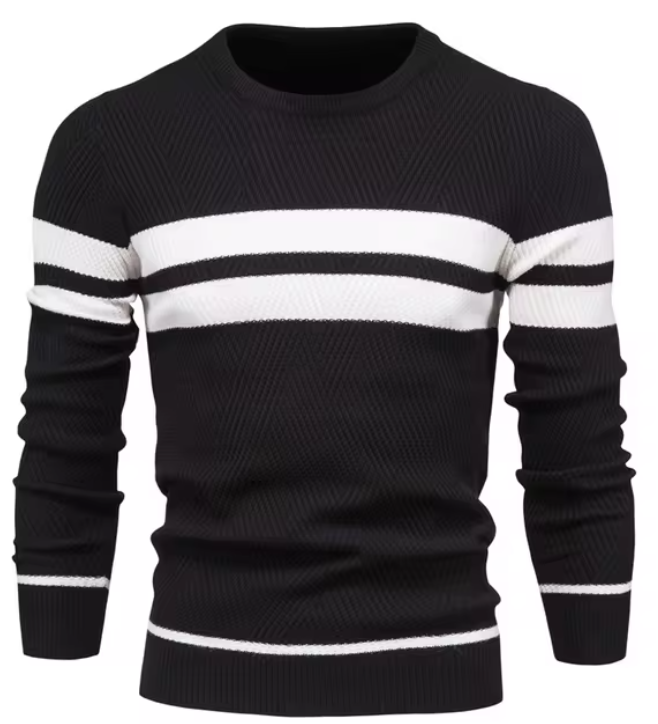Suéter elegante moderno de espiga