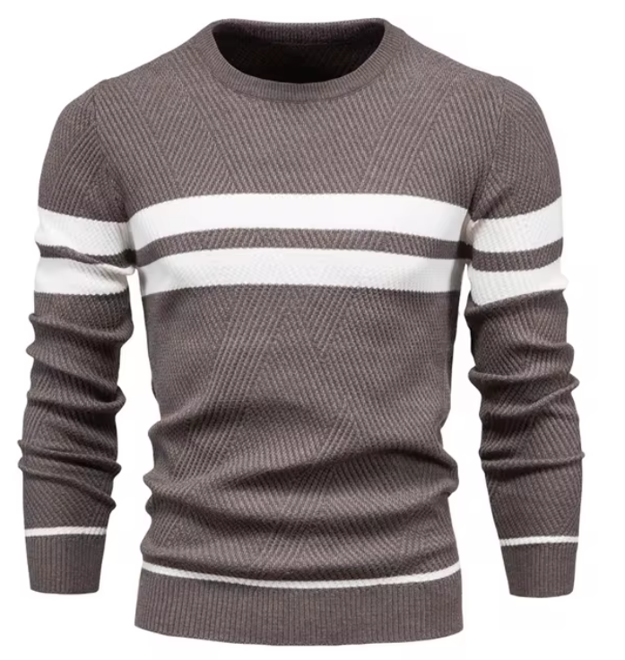 Suéter elegante moderno de espiga