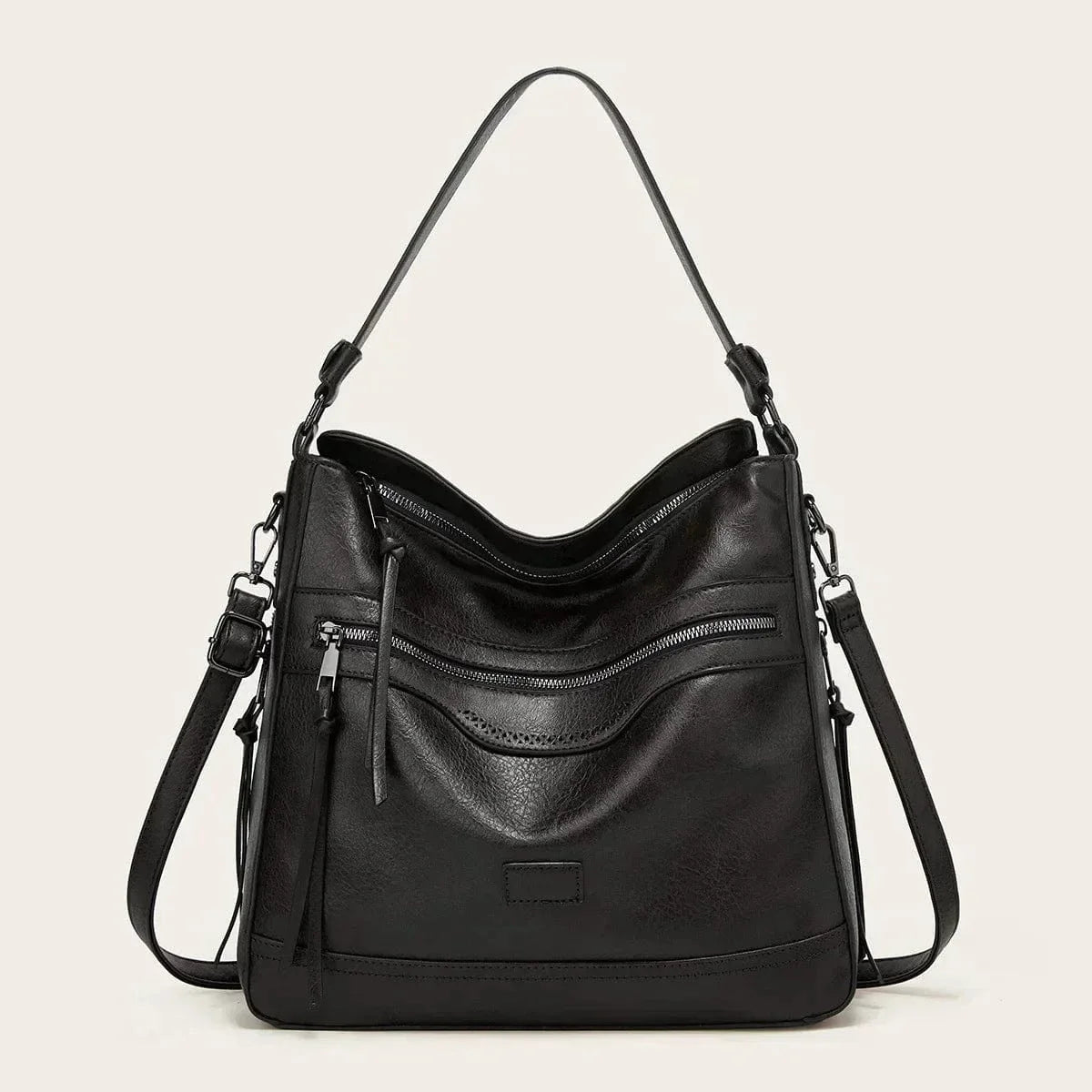 Bolso de cuero elegante y práctico