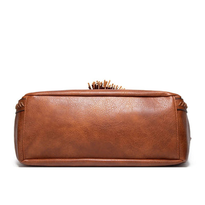 Bolso tote de cuero elegante