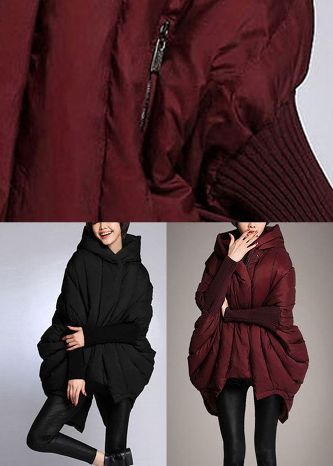 Abrigo de invierno acolchado con capucha