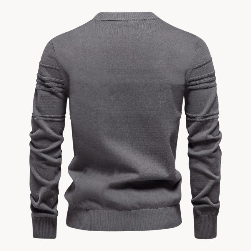 Suéter elegante de cuadros