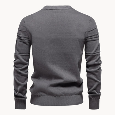 Suéter elegante de cuadros