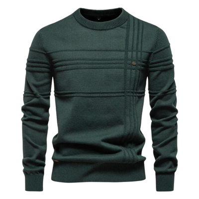Suéter elegante de cuadros