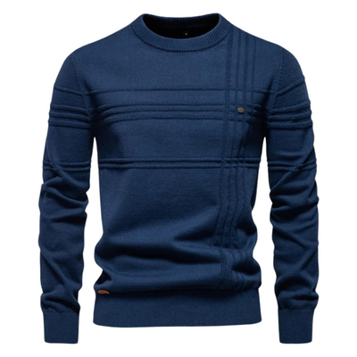Suéter elegante de cuadros