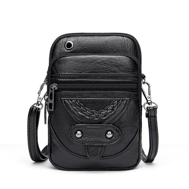 Bolso de cuero vintage de hombro