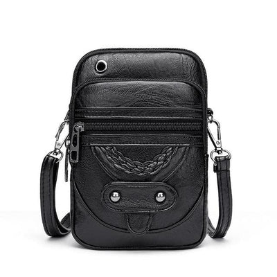 Bolso de cuero vintage de hombro