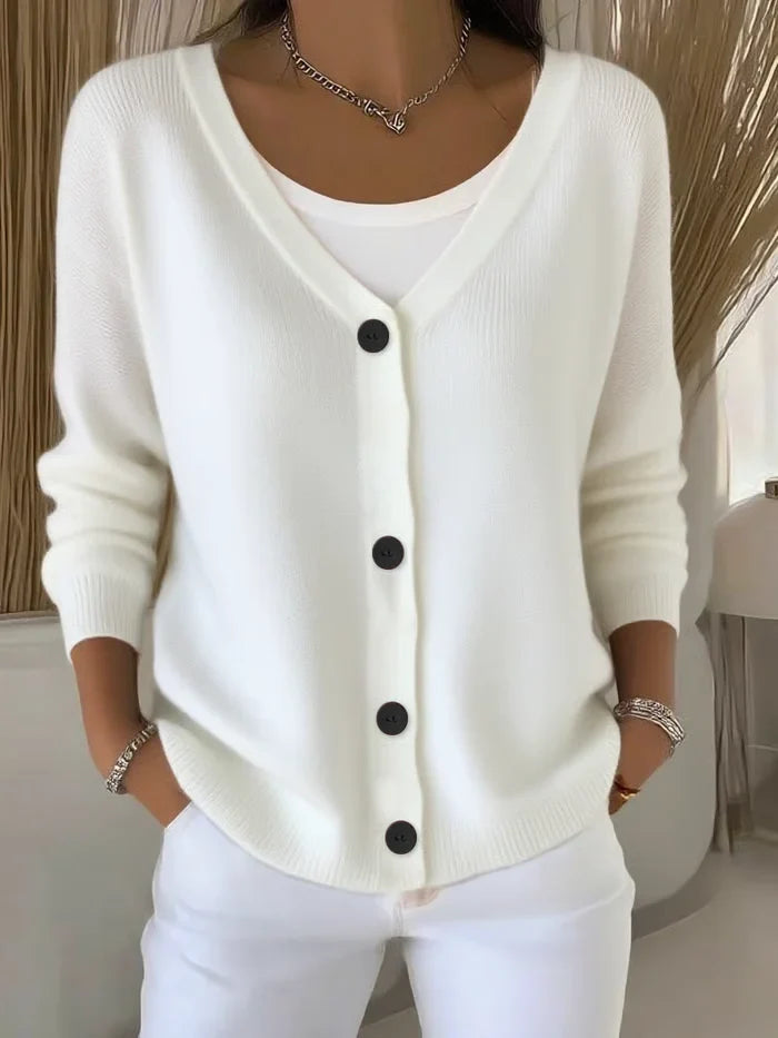 Cardigan Mujer Casual Mangas Largas - Estilo y Confort