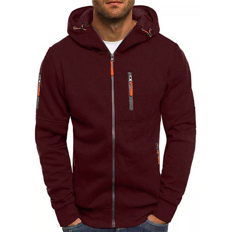 Sudadera con Capucha con Cremallera para Hombre - Estilo y Confort