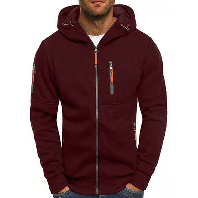 Sudadera con Capucha con Cremallera para Hombre - Estilo y Confort