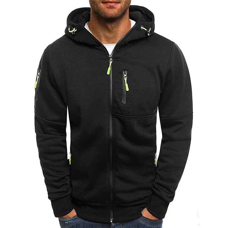 Sudadera con Capucha con Cremallera para Hombre - Estilo y Confort