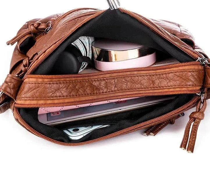 Bolso de cuero suave elegante