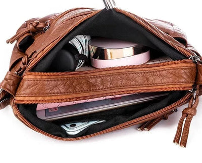 Bolso de cuero suave elegante