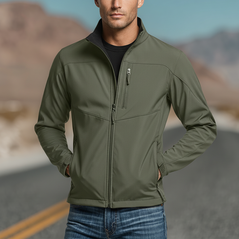 Chaqueta cortavientos para hombre otoño invierno - Estilo moderno y comodidad duradera
