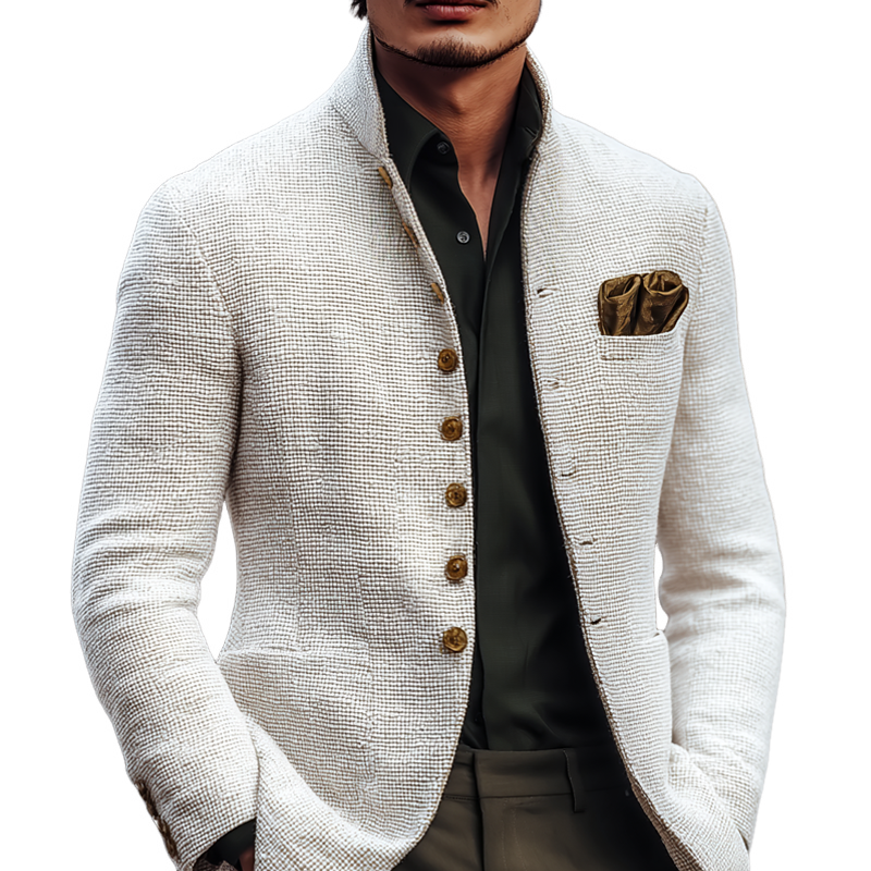 Chaqueta Hombre Tweed Clásica – Chic, Confort y Estilo