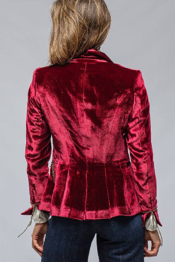 Blazer de Mujer de Terciopelo Dorado Vintage – Estilo Chic y Confort