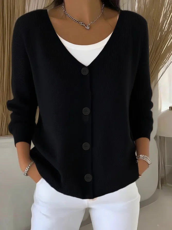 Cardigan Mujer Casual Mangas Largas - Estilo y Confort