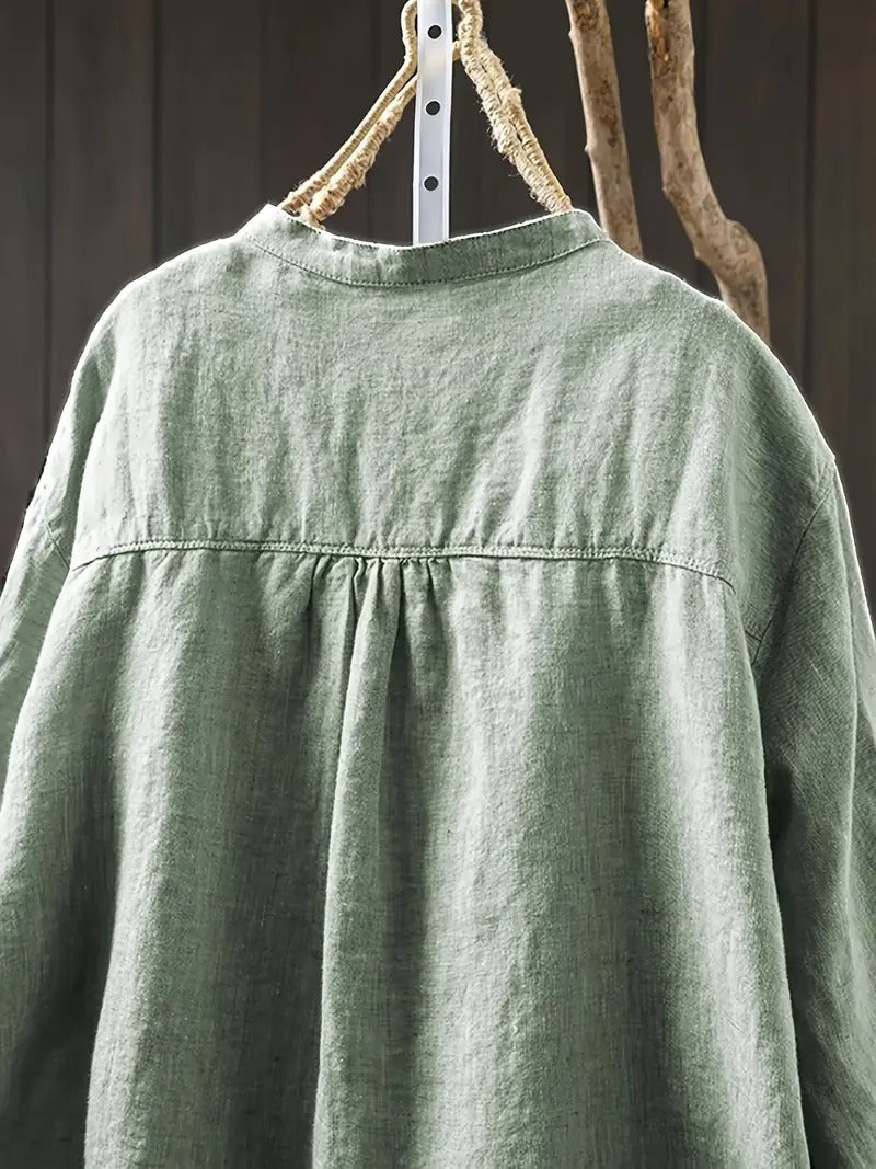 Camisas de Algodón y Lino para Mujeres