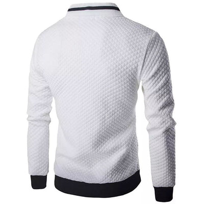 Chaqueta Bomber para Hombre a Cuadros Jacquard - Estilo y Confort