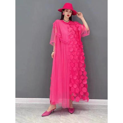 Vestido de fiesta tul asimétrico