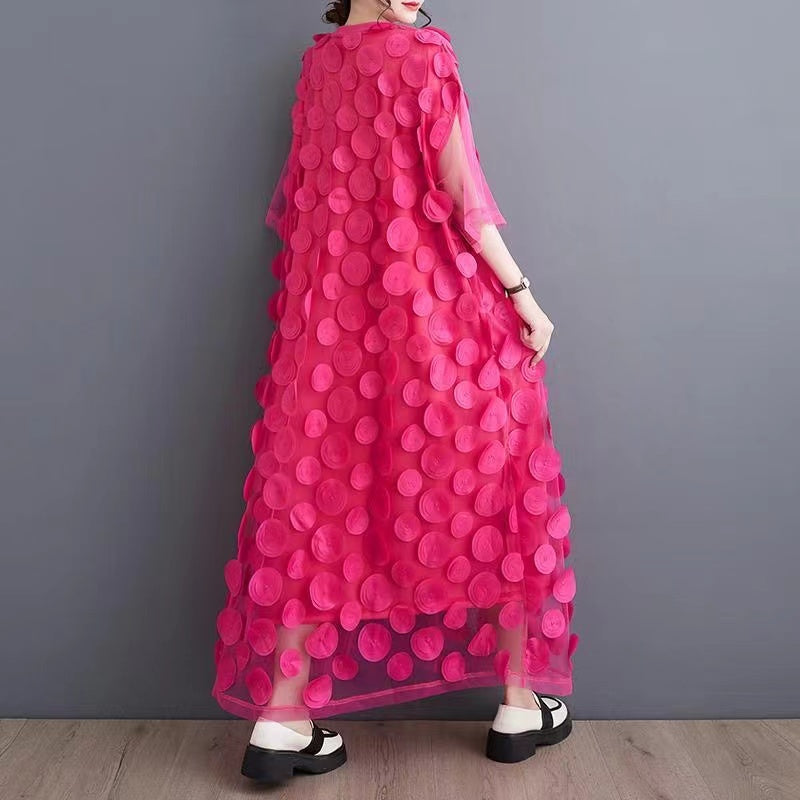 Vestido de fiesta tul asimétrico