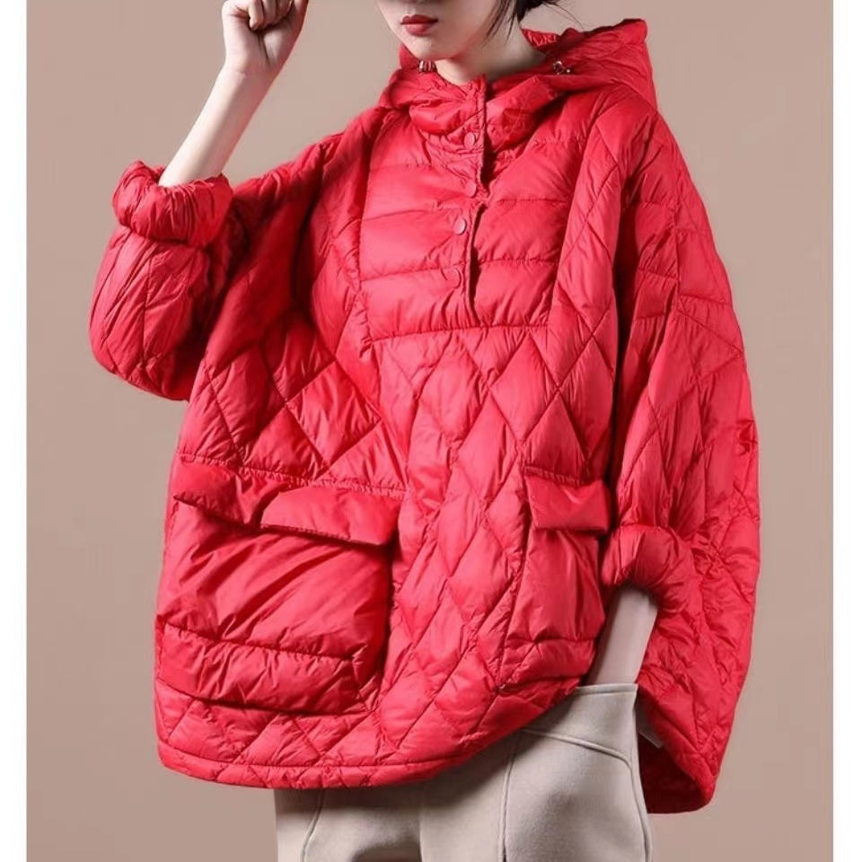 Abrigo acolchado de invierno con capucha