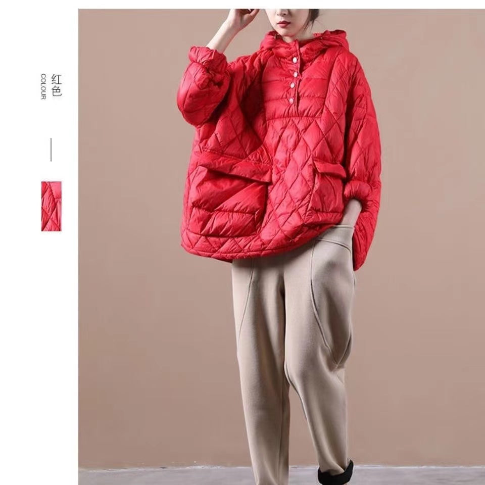 Abrigo acolchado de invierno con capucha